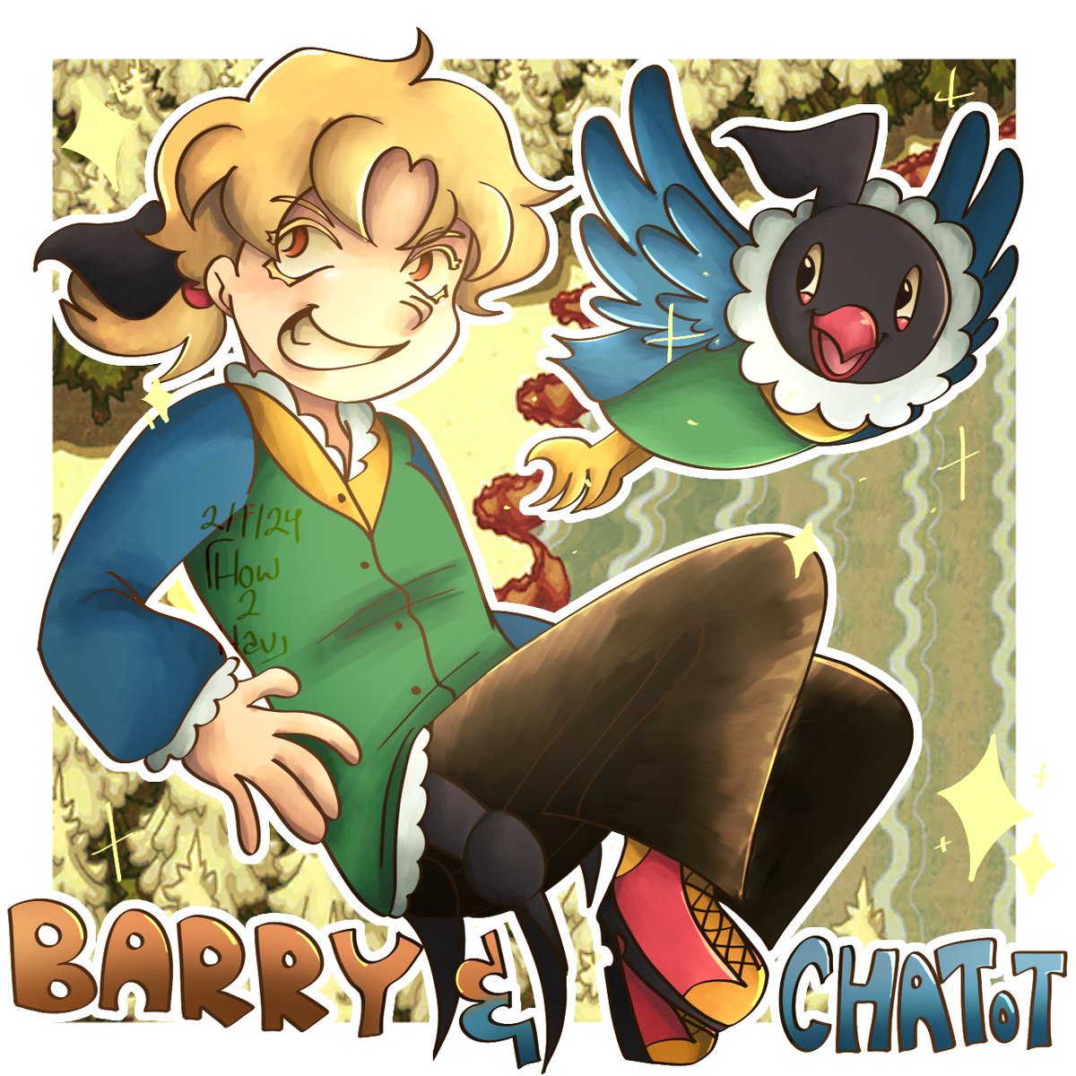 H0W2HAU's tweet photo. :33 < SYGNA SUIT ⭐️
i cant remember if i posted this or not but its ok. anyways chatot barry sync pair for 2024 i beg u dena…also 2nd one is the flat colors
#pokemonmastersex #pokemon #trainerbarry #pokemas #sygnasuit https://t.co/CNCYDcgUXa