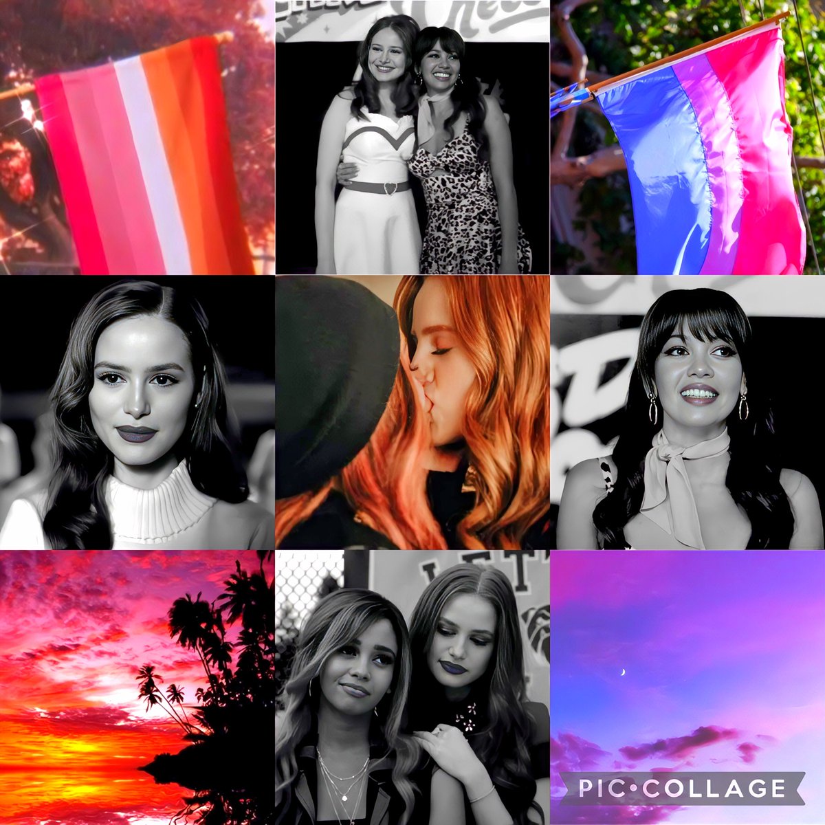 Happy #ChoniTuesday 🖤💚❤️ Here is my LGBT flag edit of Cheryl and Toni 💕 Ofcourse Cheryl is a proud lesbian and Toni is a proud bisexual 🩷💜🩷💜 #CW #Riverdale #ArchieComics #choni #cherylblossom #tonitopaz #LGBTQ #sapphic #lesbian #bisexual