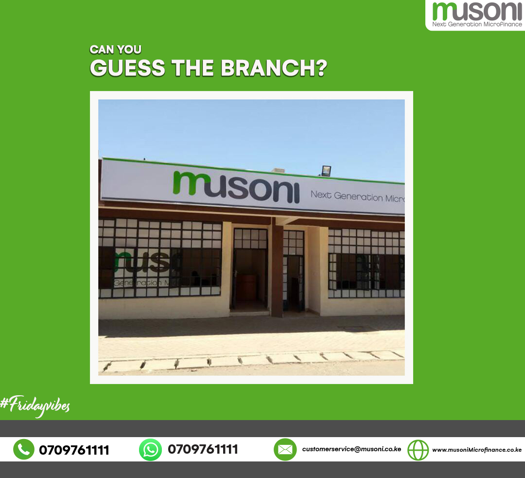 Can you guess where this stunning branch is located?

Hint: The town is the ancestral home to one of Kenya's great political figures with a popular street named after him at Nairobi CBD.

#musonikenya