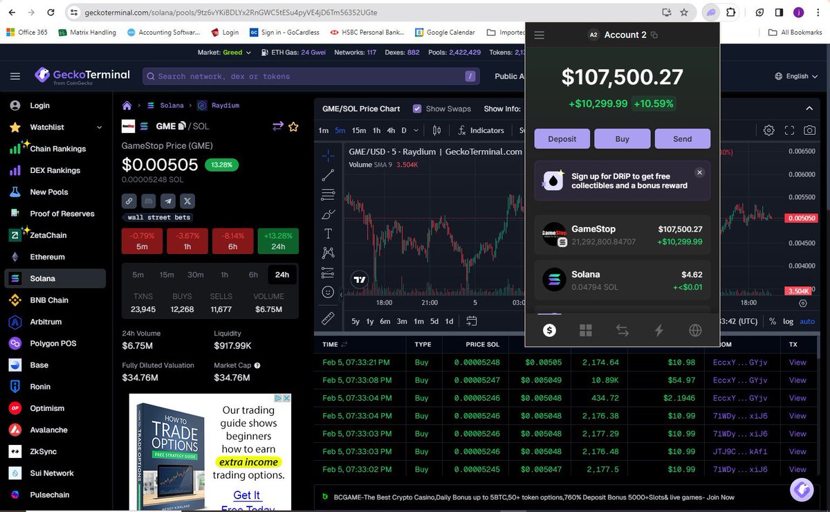 Wake me up at $1 billion $GME

I like the token 💎