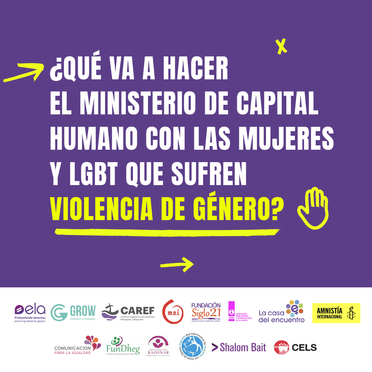 CELS_Argentina's tweet photo. 📌Organizaciones de la sociedad civil enviamos una carta a la ministra Pettovelo para plantearle nuestra preocupación respecto al sostenimiento de compromisos asumidos y políticas públicas orientadas a la prevención y protección de las mujeres y LGBT+ en situación de violencia. https://t.co/bJpM6xHoZS
