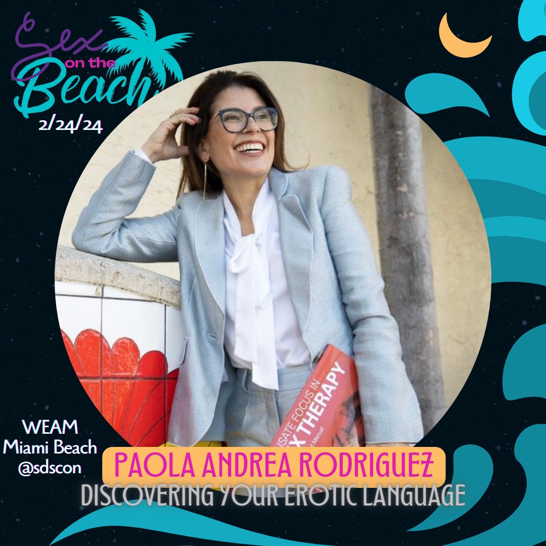 Meet Paola Andrea Rodriguez! She is a bicultural LCP and nationally certified as a s*x therapist. She will be leading a workshop called 'Discovering Your Er0tic Language' at #sotb #sdscon24 #justcome #thingstodoinmiami #YourExplorationDestination #healingspaces #sdscon