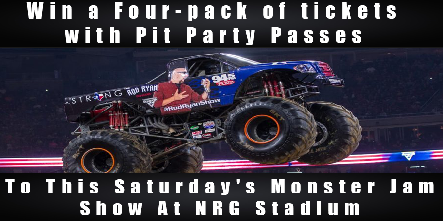 Win a Four-pack of tickets with Pit Party Passes to this Saturday's <a href="/MonsterJam/">Monster Jam</a>. To win, retweet this tweet using #funfacts <a href="/945thebuzz/">94.5 The Buzz</a> #rodryanshow. The winner selection is at 9:20 am. #every20minutes