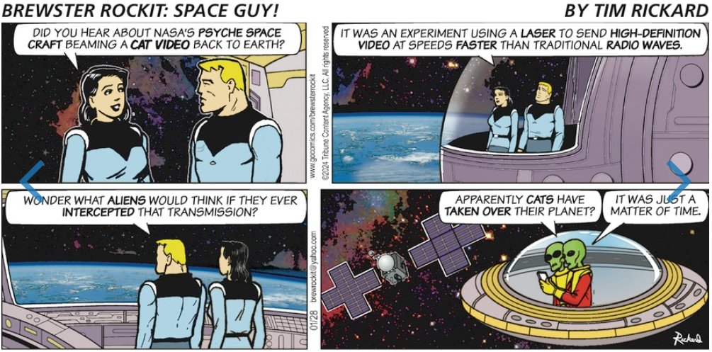 Look who made it into the comics (hint: @NASATechnology 's tech demo on #MissionToPsyche)! Thanks to @astroengine from @NASAJPL for sharing! Check it out: washingtonpost.com/entertainment/…