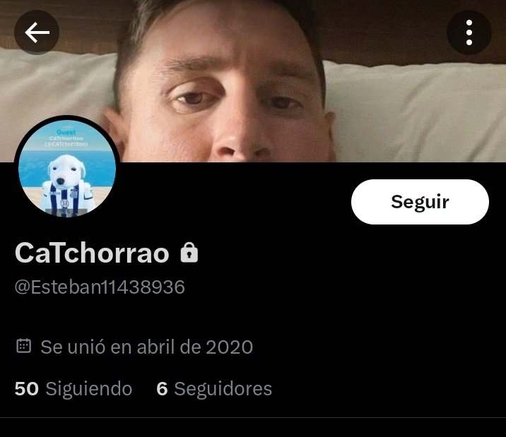 Me confundieron con este ladrón de identidades. Yo decia quien pija es Tomi decía y encima se llama Esteban no se que onda la esquizofrenia