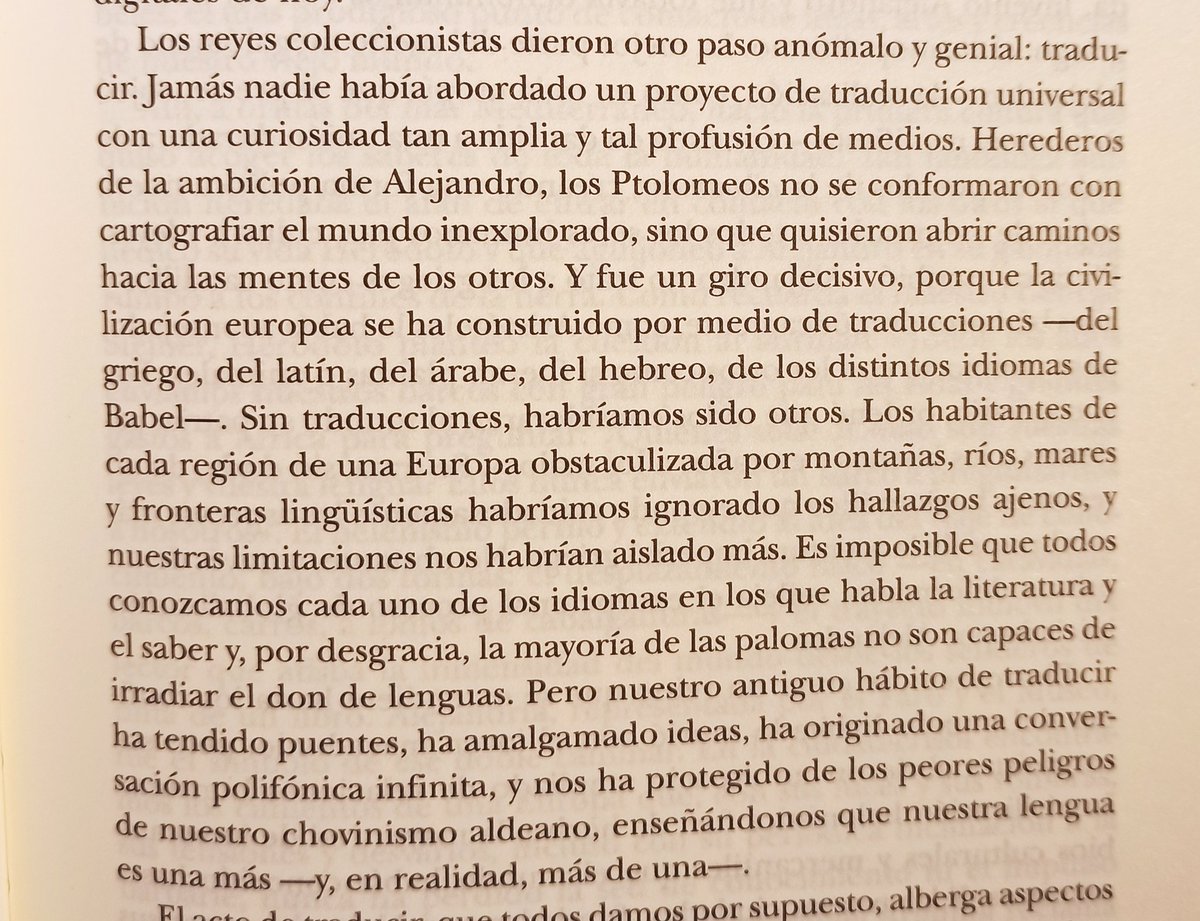 Leyendo El infinito en un junco me encuentro con esto y es que se me llena el corazón