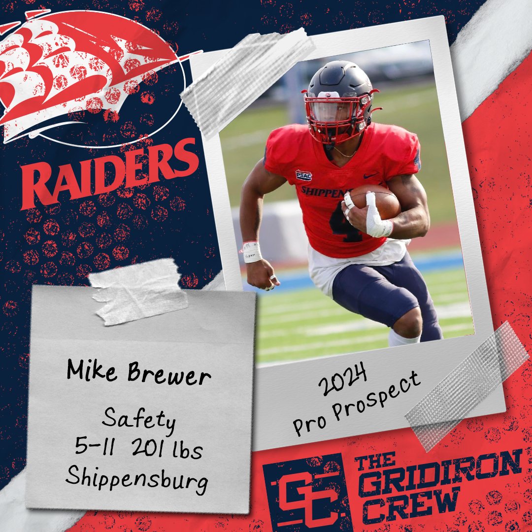 ⚠️ Attention Pro Scouts, Coaches, and GMs ⚠️

You need to look at 2024 Pro Prospect, Mike Brewer <a href="/_mikethesaiyan/">L mans</a>, a S from <a href="/ShipFootball/">Shippensburg University Football</a>

👀 See our Interview: thegridironcrew.com/mike-brewer-20…

#2024ProProspect #DraftTwitter #NFLDraft #NFL #CFLDraft #CFL #ProFootball 🏈