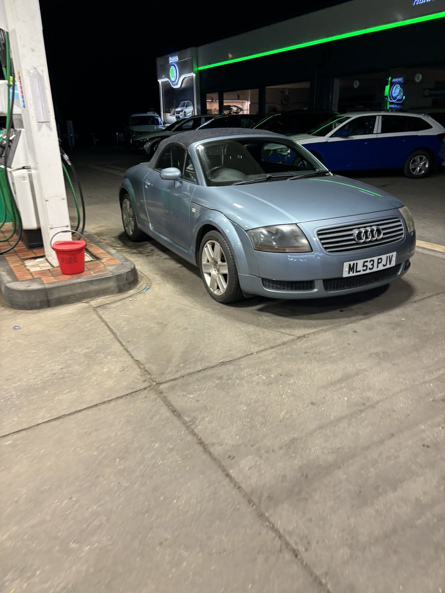 Gotta use this old fashioned car for my commute tomorrow. 

Apparently it won’t charge on the driveway overnight so I had to make a special trip to this charging station. It was pretty quick to recharge but I had to stand there holding the cable and at £65 instead of my usual £3