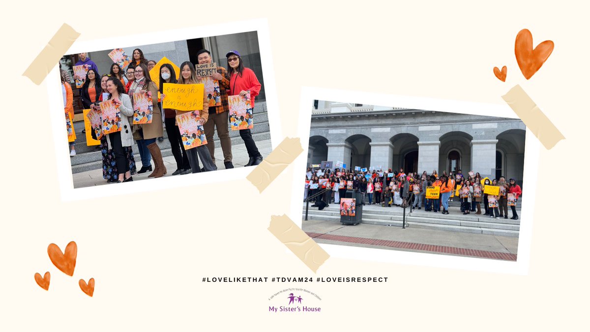 My Sister's House (@mysisters_house) on Twitter photo 🧡February is Teen Domestic Violence Awareness Month.
🤝We support <a href="/loveisrespect/">love is respect</a> and their commitment to empowering people in the U.S. ages 13-26 to build #healthyrelationships & end #datingabuse
+++
#LoveLikeThat #TDVAM24 #loveisrespect
Sources: loveisrespect.org/get-involved/t… 🧡February is Teen Domestic Violence Awareness Month.
🤝We support <a href="/loveisrespect/">love is respect</a> and their commitment to empowering people in the U.S. ages 13-26 to build #healthyrelationships & end #datingabuse
+++
#LoveLikeThat #TDVAM24 #loveisrespect
Sources: loveisrespect.org/get-involved/t…