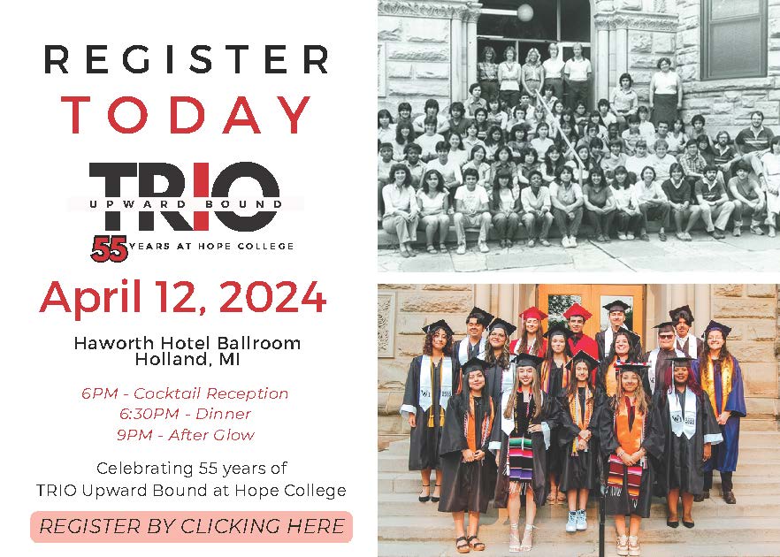 Register today for an unforgettable evening at the
@TRiOUBHope 55th Anniversary Gala on April 12th! #TRIOAlumni have planned an evening of celebration and an opportunity to reconnect with #TRIOAlumni & community supporters!  hopecollegeeco.regfox.com/preview/18a9f8… #accesstohighereducation