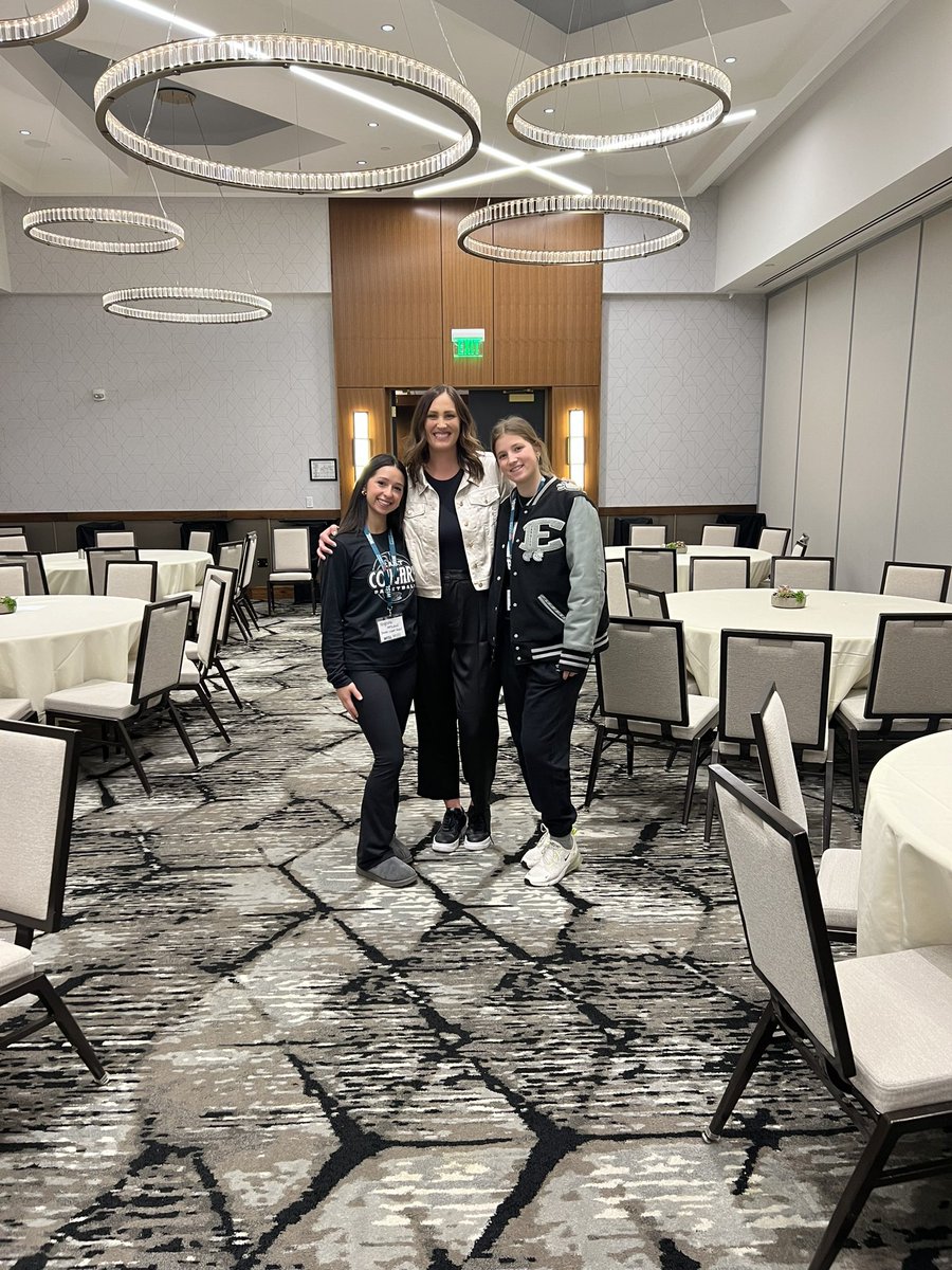 OliviaMcPhe2026's tweet photo. Honored that I was selected to represent @BeEast_Cougars at the Women in Sports Leadership conference! I learned valuable lessons at each session such as the true value and honor of being a female athlete. A big thanks to @saradriesenga10 for an impactful workshop!! https://t.co/uvi92yq5wD