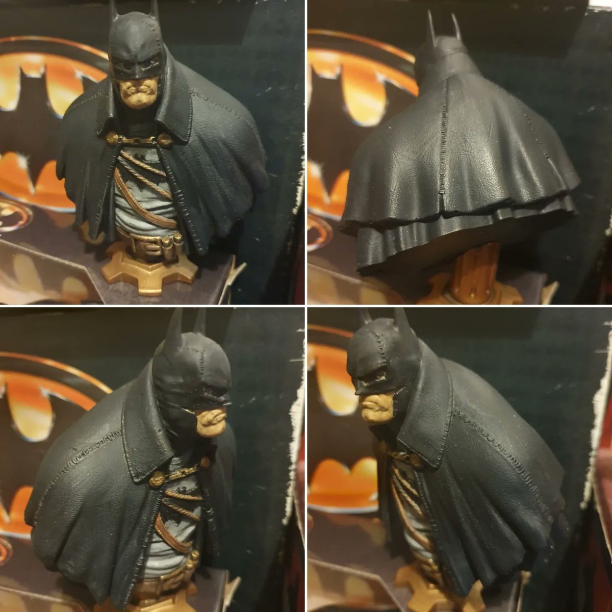 Batman_DCC27's tweet photo. Been 3d printed model painting recently! #robocop #batman #gothambygaslight #zurenarrh #terminator #t800 #modelpainting #3dprinted #busts #hobby #acrylicpaint https://t.co/u4UNZLtetj