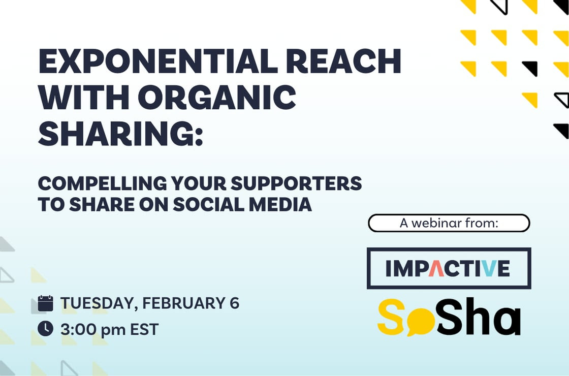 highergroundlab's tweet photo. Congratulations @SoShaAI  (#HGL6) and @Impactive_io  (#HGL3) on their  partnership! SoSha’s powerful social sharing features are now accessible directly in Impactive’s platform.

Join them to learn more about tools for your organizing needs on Tuesday, Feb. 6.

Register below! ⬇️ https://t.co/3TeWjmyFeZ