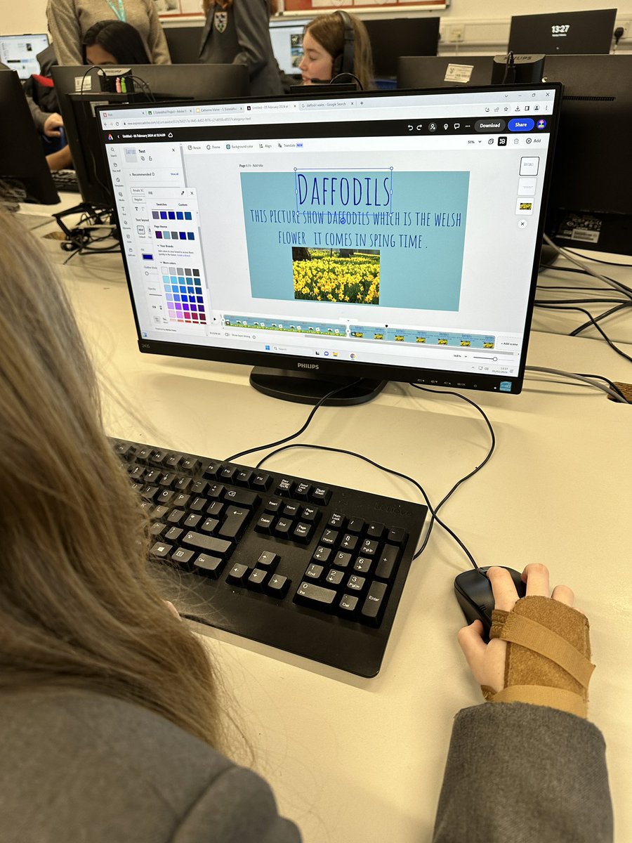 ygs_computing's tweet photo. Exciting to see the @AdobeVideo creations our yr7 learners are producing about our wonderful Wales 🏴󠁧󠁢󠁷󠁬󠁳󠁿 @AdobeExpress @YsgolGreenhill https://t.co/bxqHvDKcPo