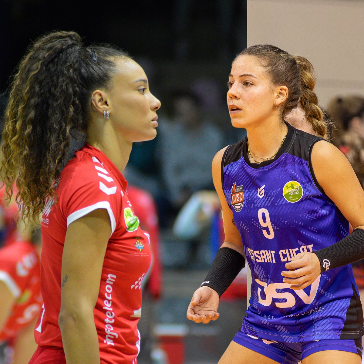 🌟 Marcella Amaral, del <a href="/CVCIUTADELLA/">CLUB VOLEIBOL CIUTADELLA</a>, i la mallorquina <a href="/Gomii_8/">Gomi</a> entren a l'𝗲𝗾𝘂𝗶𝗽 𝗶𝗱𝗲𝗮𝗹 de la jornada 16.

🙌🏽 La central brasilera va aconseguir 16 punts i 4 bloquejos.

🔥 La líbero manacorina va destacar una setmana més en defensa amb un 83% d'eficàcia en la recepció.