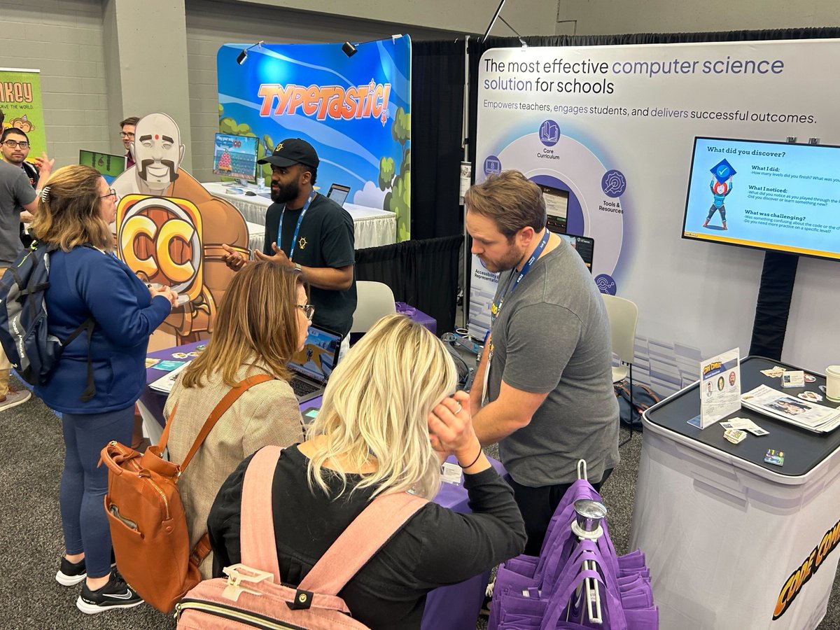 We're at @TCEA! Come chat with us at booth 605 for some demos and goodies! Can't make it? Sign up free to access your teacher dashboard: codecombat.com/home?#create-a… #tcea #tcea2024 #teachersoftwitter #edtech