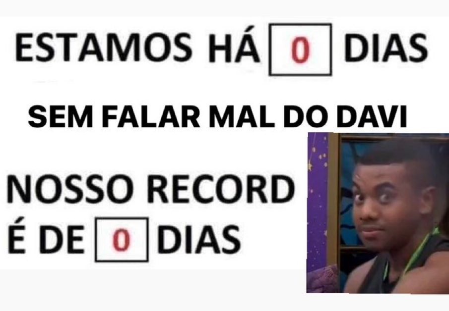 centralreality's tweet photo. 🚫PROIBIÇÕES DO DAVI NO #BBB24 

- fazer comida
- vibrar ao voltar do paredão
- comemorar pegar o bigfone
- agradecer a Deus
- votar em quem ele quiser
- conversar com as pessoas
- ser amigo da Isabelle
- cantar quem é o louco entre nós
- dormir no quarto magia por ser o único homem
- dizer que é filho de Deus
- respirar
- comer
- mijar
- tomar banho