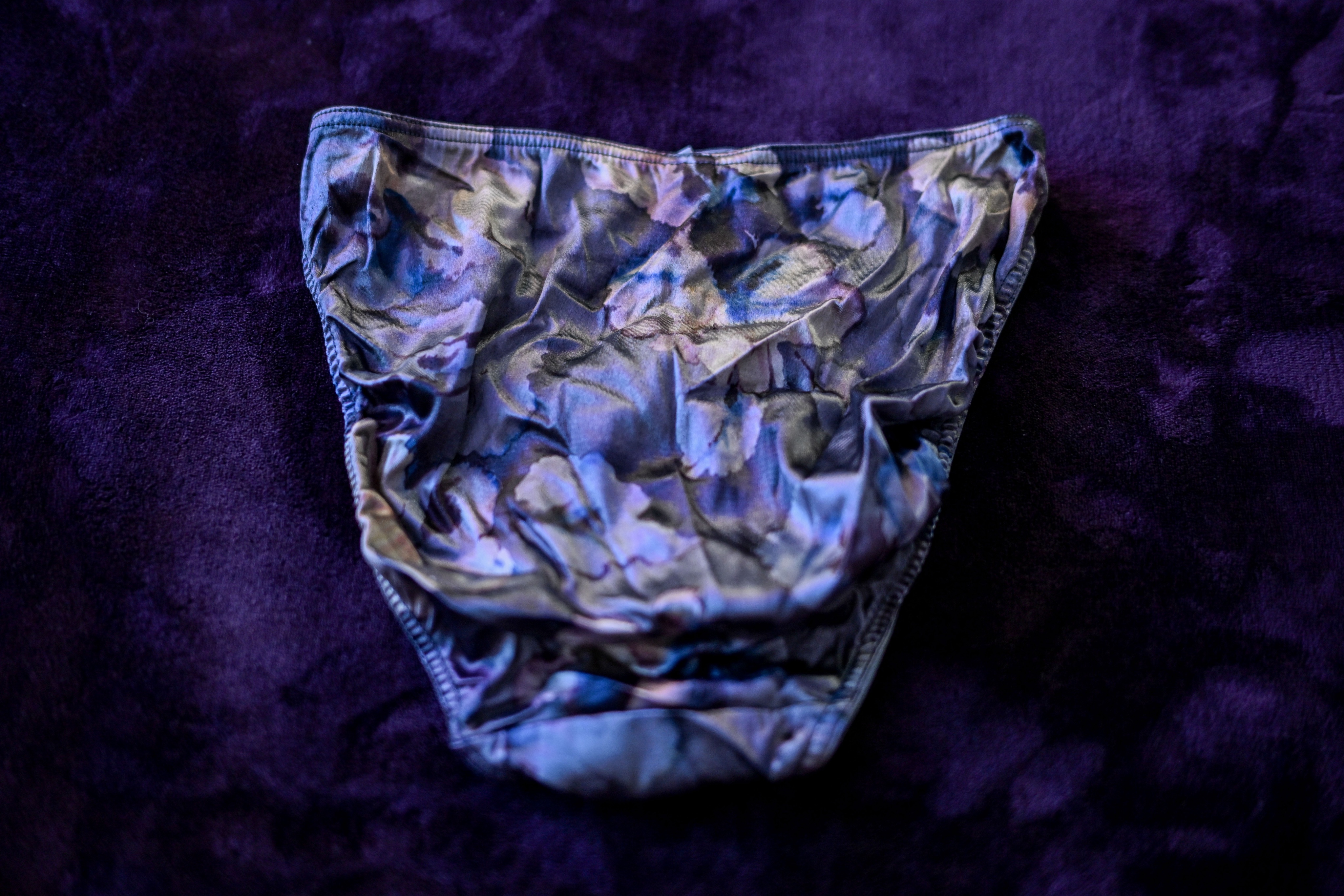 VTG VASSARETTE PANTIES Second Skin Satin Hi Cut Briefs Glossy Teal