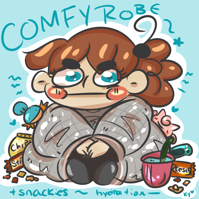 RealKydashing's tweet photo. Mondays are for me being cozy, away from work. #doodles https://t.co/PkmbkxjG9k