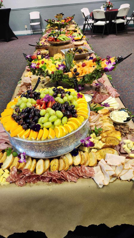 iTech_Glades's tweet photo. Check out the fabulous charcuterie board our culinary students created for a fundraiser hosted by the WISH Foundation for Hendry Regional Hospital! Shout out to program advisor and Caloosa Catering Company owner, Matt Germain for his support!! #itechglades #culinary https://t.co/qBS5tvSDM0