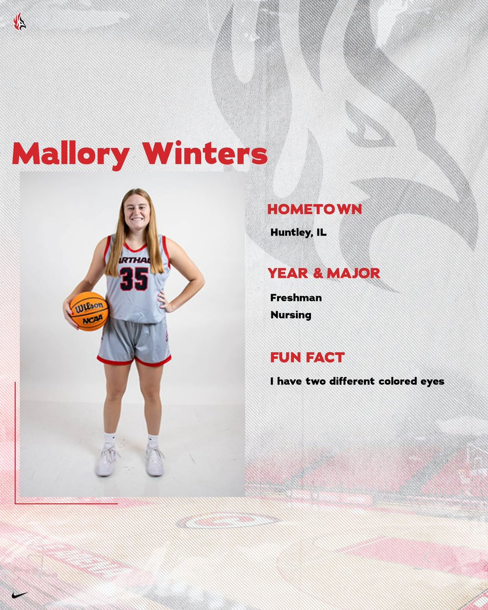 Get to know our freshman forward Mallory Winters from Huntley, IL.