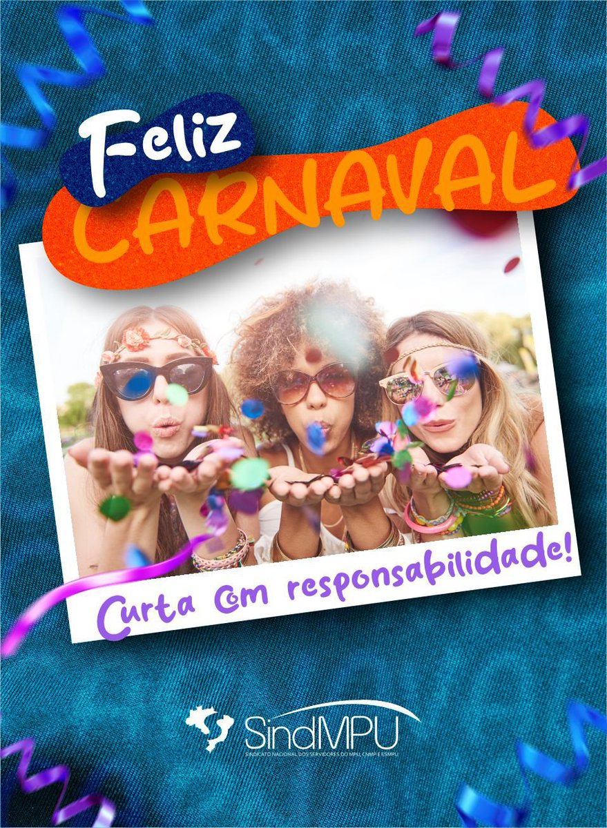 sindmpu's tweet photo. Celebre a alegria, a diversidade e a tradição do Carnaval! 🎉✨ 
Unidos pela paixão pela festa, estamos prontos para vivenciar momentos inesquecíveis juntos. Viva o colorido, a música contagiante e a energia contagiante desta época tão especial! https://t.co/olcm0B3f4d