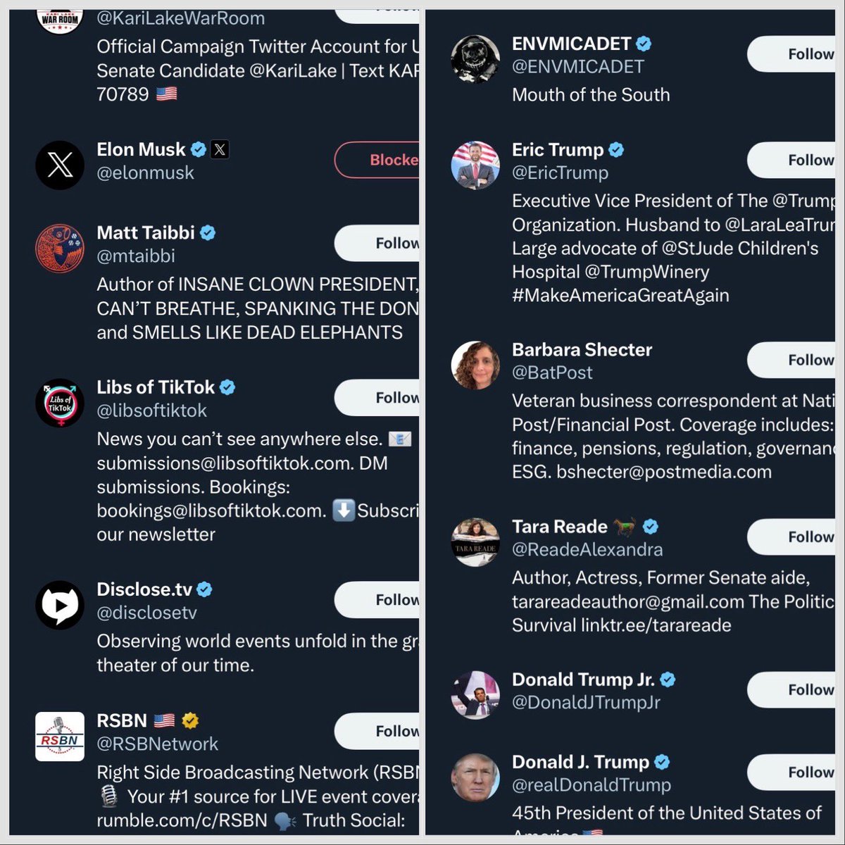 jamierosscgy's tweet photo. This petition appears to have been submitted by Landon Johnston, owner of @igloohvac. The list of accounts he follows on his BUSINESS account should tell you all you need to know about him and this recall stunt.

#abpoli #yyc #yyccc https://t.co/EGqiyVEGjT