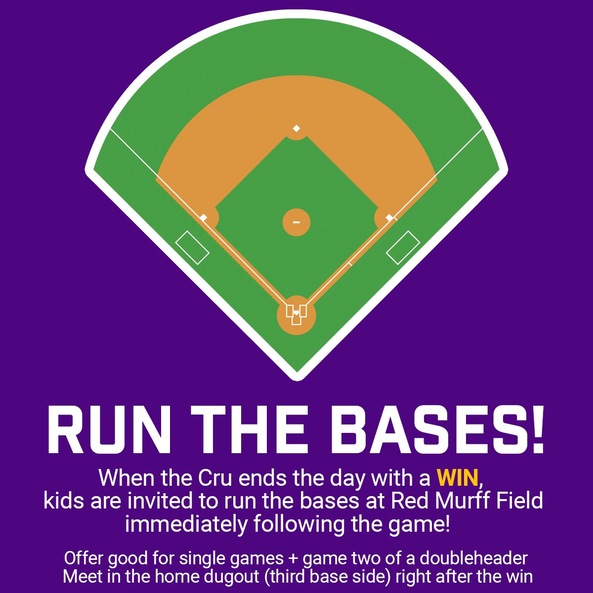crubaseball's tweet photo. ‼ RUN THE BASES! ‼ 

#gocru https://t.co/VO4F3AEx4r