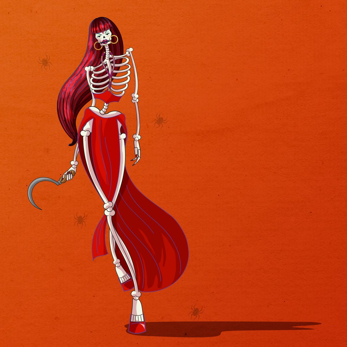 FlorFango's tweet photo. Veneno pa´tu piel. Cristina Ortiz La Veneno, icono LGBTTTIQ+ de los años 90 en España. Ilustración inspirada en la serie "La veneno" basada en su libro autobiográfico titulado ¡Digo! ni puta ni santa: Las memorias de La Veneno, de la periodista y escritora Valeria Vegas. https://t.co/viC8IS9egi