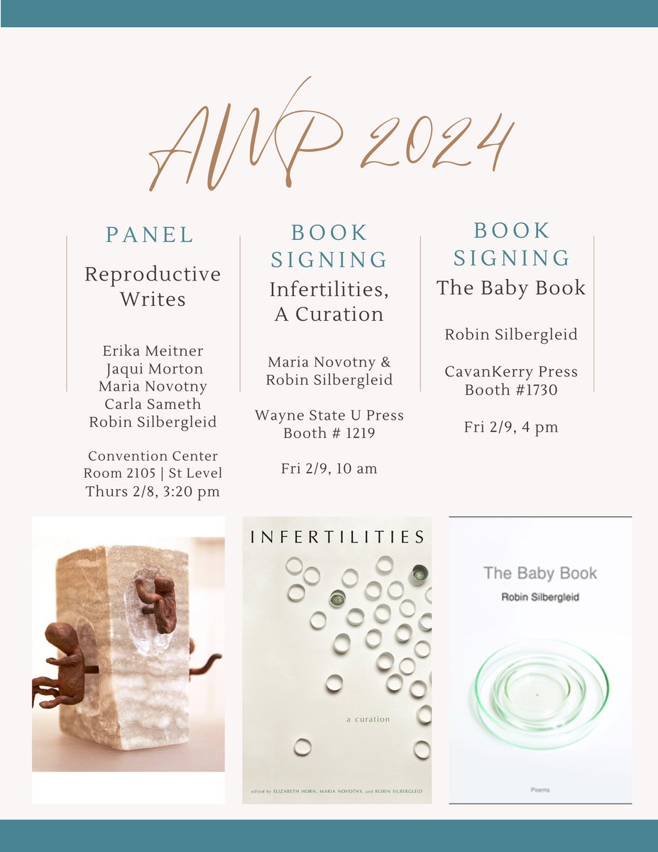 Robin Silbergleid (@rsilbergleid) on Twitter photo This is where you can find me and friends from <a href="/artofif/">ART of Infertility</a> at AWP. This is where you can find me and friends from <a href="/artofif/">ART of Infertility</a> at AWP.