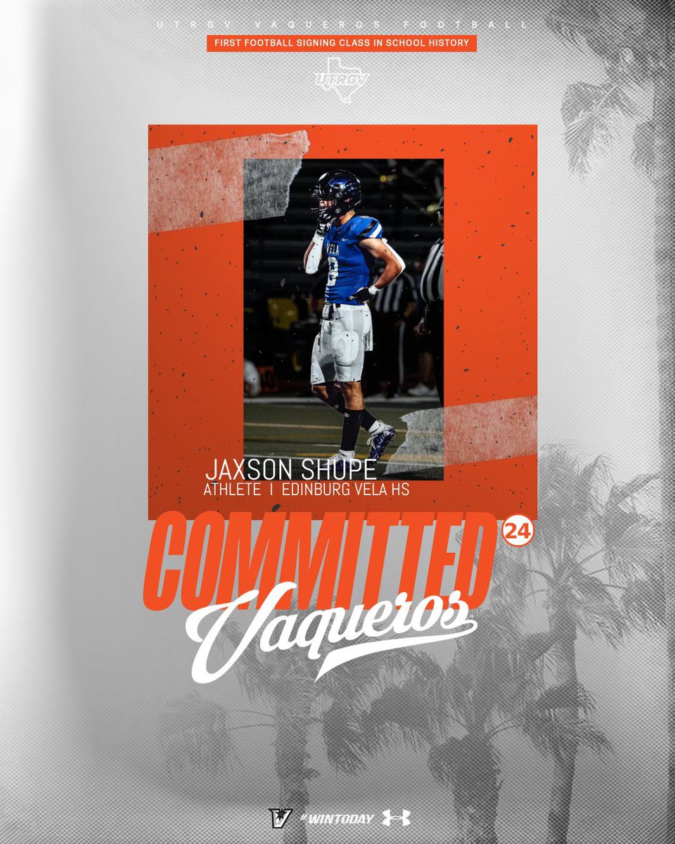jaxshupe7's tweet photo. RGV born and raised… Officially committed✌️ @UTRGVFootball @CoachTBush @CoachRegalado @CoachJeffBowen @Vela_Football #RallyTheValley https://t.co/gvhT4wBrNU