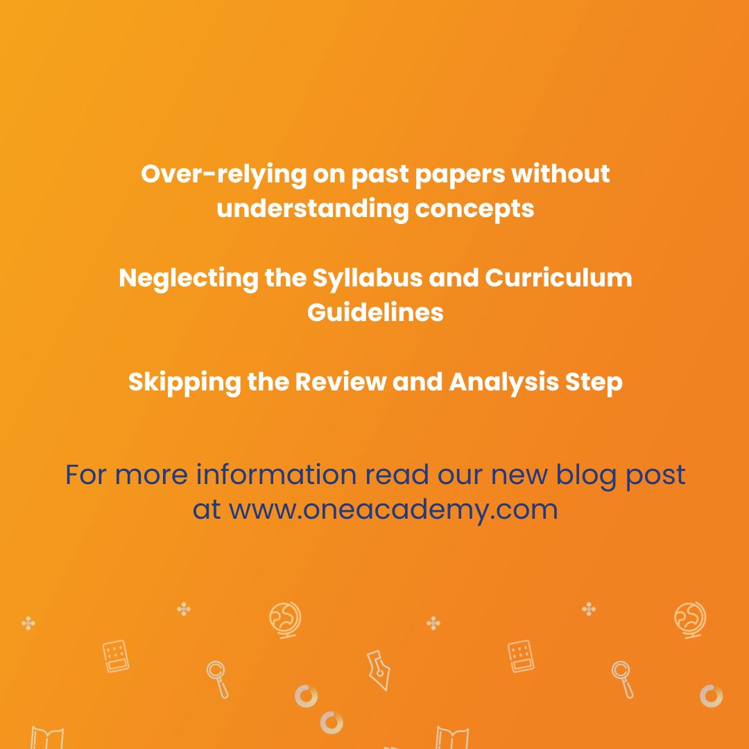 MyOneAcademy's tweet image. 🚫 Don't Fall for These Common CSEC Past Paper Mistakes! 

Maximise your exam prep with these 3 tips on what to avoid when using past papers. 🌟 

For more tips read our new blog post!

#examtips #pastpaper #csec