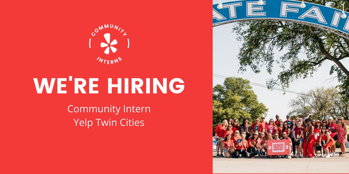 ⚠️ Dream job alert ⚠️ <a href="/YelpMSP/">Yelp MSP</a> is hiring a community intern for 2024! If you're a lover of all things local, a wizard at hosting parties, and you have brand social media experience, apply at the link below:

apply-yelp.icims.com/jobs/12945/com…