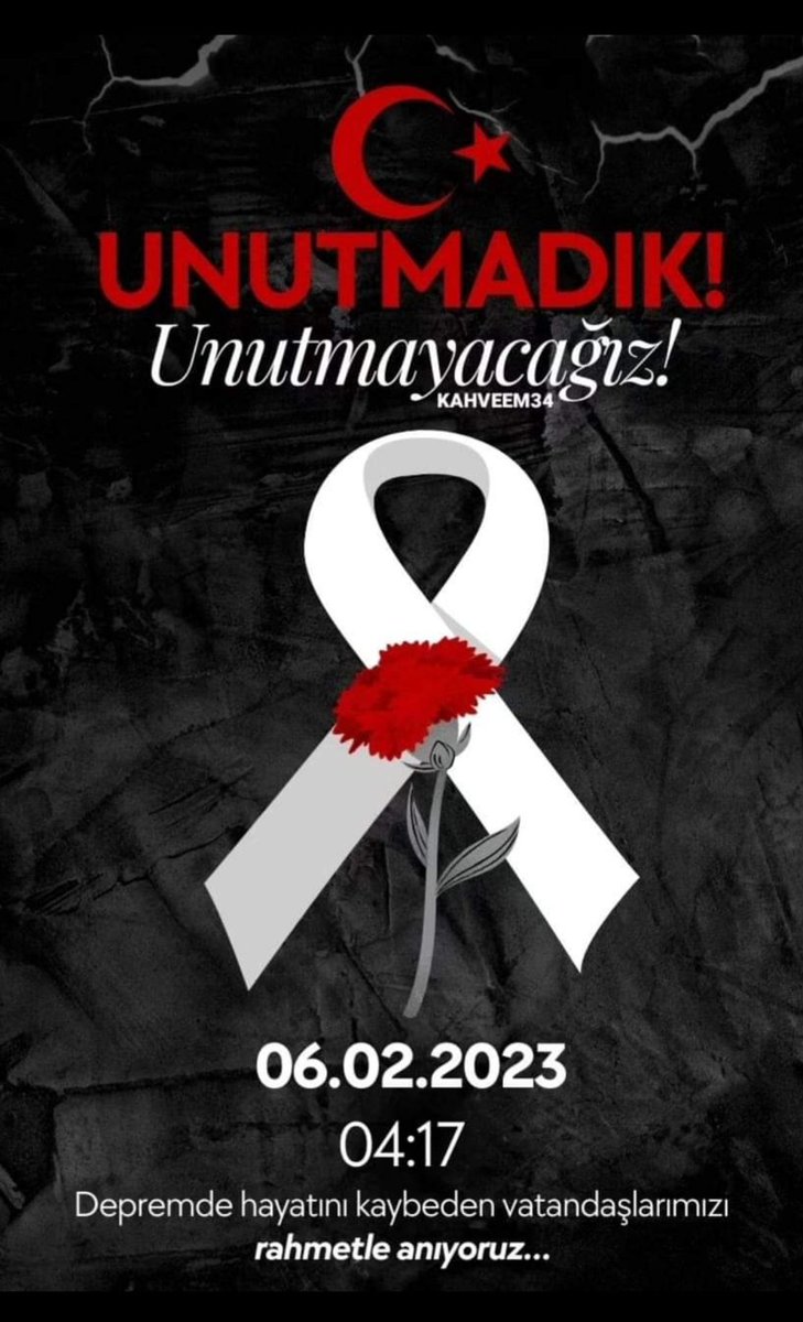 Deprem de kaybettiğimiz vatandaşlarımızı rahmetle anıyoruz, Allah rahmet eylesin mekanları cennet olsun