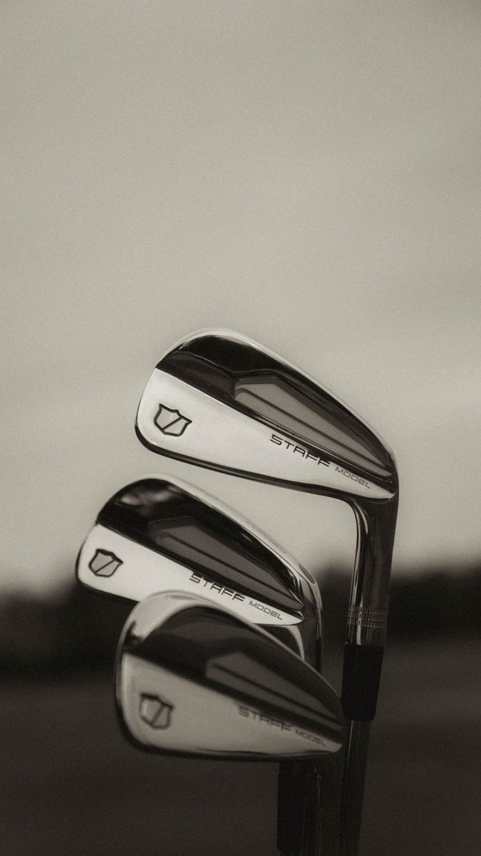 Just in case you were wondering what our Staff Model irons looked like if they were B/W… here you go 😏