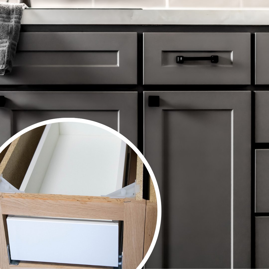 🌟 Now available: Northern Contours' latest, drawer boxes, are a true game-changer in kitchen design! Crafted for efficient assembly and a clean, contemporary look, these miter fold drawer boxes are the upgrade your kitchen deserves. 

#SleekStorage #KitchenOrganization