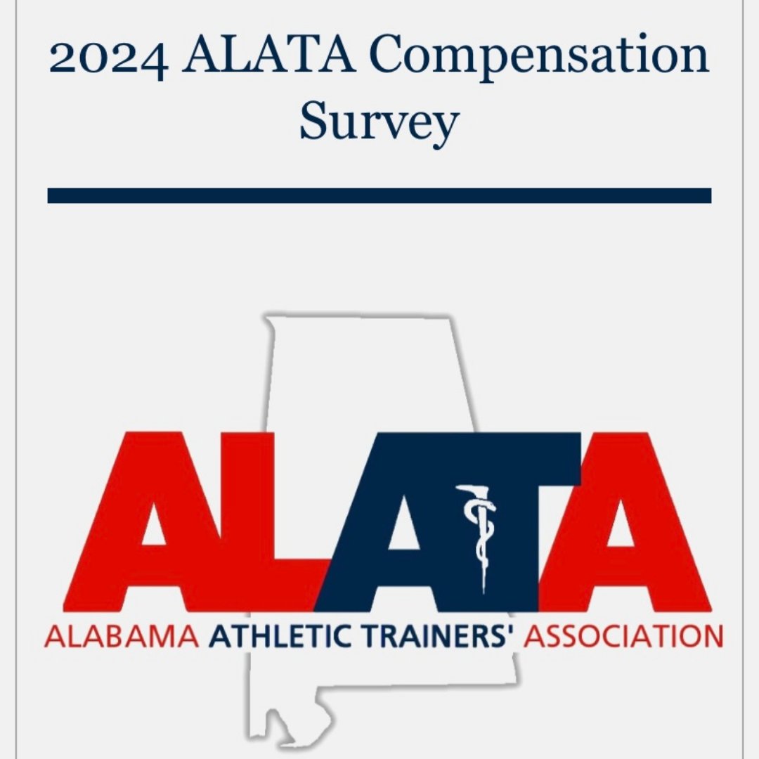 The 2024 ALATA Compensation Survey is out today in your latest #ABlast

This survey is for all athletic trainers in Alabama regardless of setting or membership status and will close March 31st. Link Below.

docs.google.com/forms/d/e/1FAI…