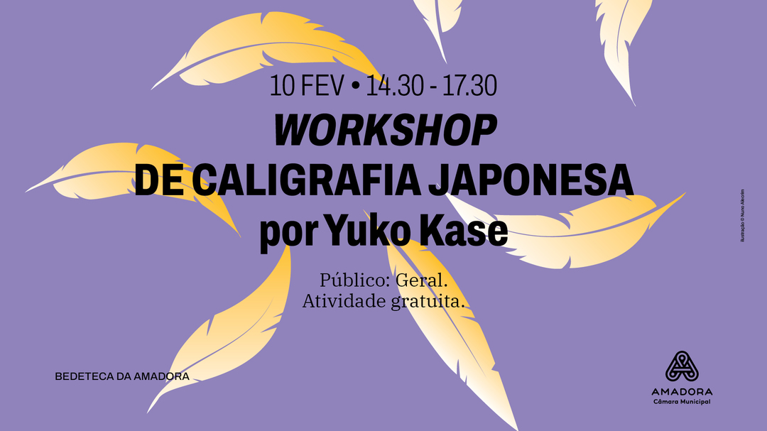 TheBookCompany_'s tweet photo. É já no próximo sábado, dia 10 de fevereiro, pelas 14.30, que Yuko Kase irá estar na Bedeteca da Amadora a dinamizar o 𝘸𝘰𝘳𝘬𝘴𝘩𝘰𝘱 de «Caligrafia Japonesa». Não perca!

Inscrições pelo e-mail bibliotecas@cm-amadora.pt ou 214 369 054. https://t.co/cx2eVrYf2w