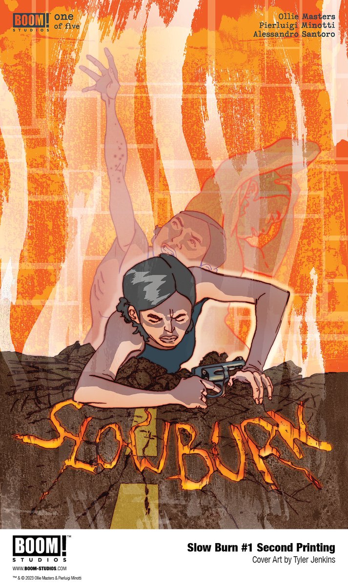 As Slow Burn finishes this month, I wanted to highlight all the amazing cover artists we’ve had on the series. I’ve been really lucky to have some of my favourite artist do covers for this series #1 @MattTaylorDraws @cliffchiang @paulazaceta @Jenkins_Tyler