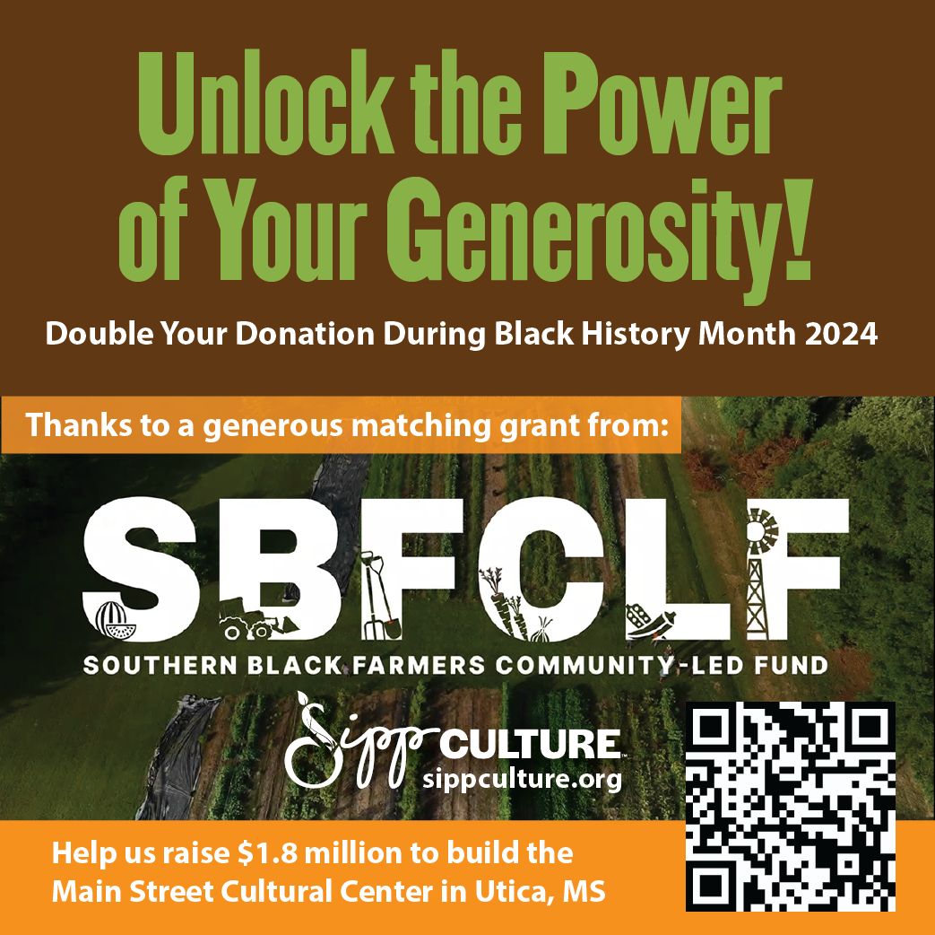 solidairetweets's tweet photo. We're excited to share an opportunity to make history this #BlackHistoryMonth. Our movement partner @sippculture has secured a matching grant for their campaign to establish a Cultural Center in downtown Utica, MS. All donations are matched this month! https://t.co/N4ChwObGKg https://t.co/xHdorTVRMS
