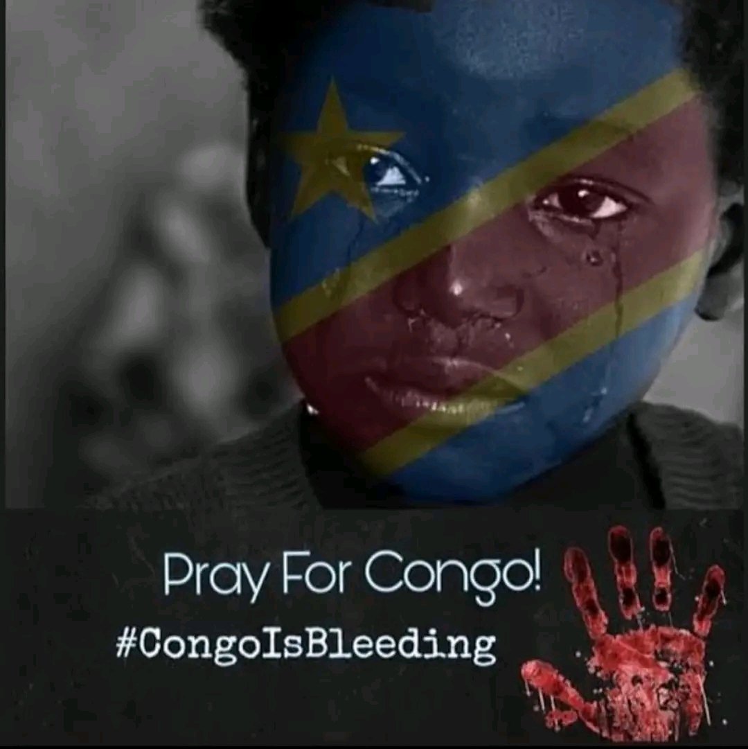 Disons non à la génocide en RDC.
Mon pays 🇨🇩