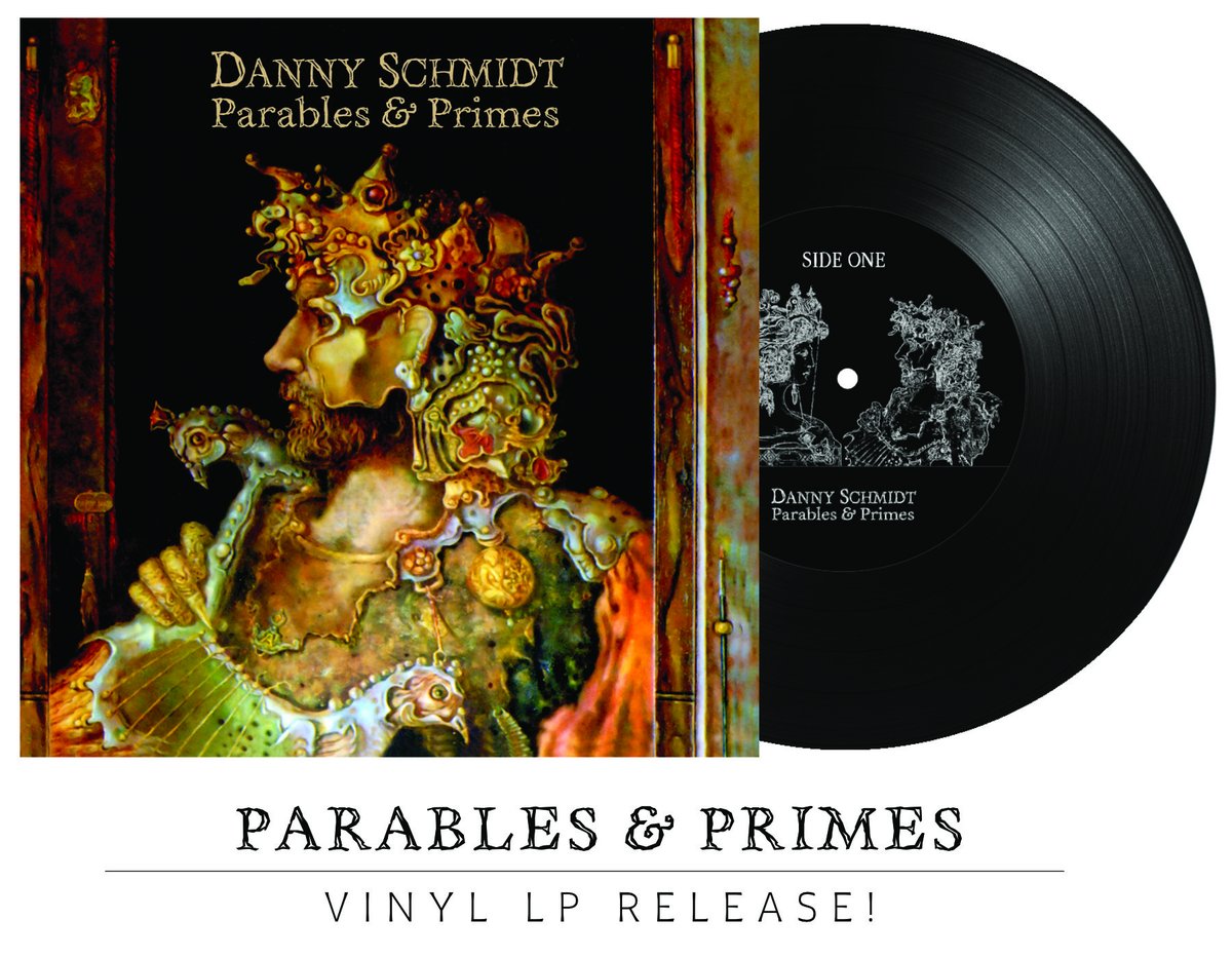 dannyschmidt's tweet photo. I'm thrilled to announce that my album, Parables &amp; Primes, is available now on vinyl for the very first time!  It looks incredible at scale, and sounds luscious. All you analog enthusiasts can order your limited edition record print via my online store:

https://t.co/kFXXDrDtLA https://t.co/AeOsnw9NIh