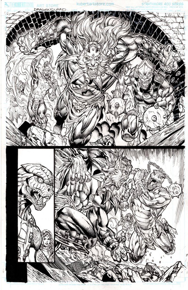 kevhulk73's tweet photo. Peek at the free prints for #Dragonguard and original art . https://t.co/58mkCf7KFn