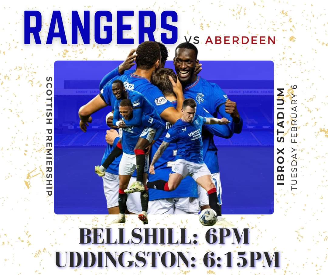 TrueRsc's tweet image. 🔵RANGERS vs ABERDEEN🔴

We’re back at ibrox on Tuesday night and our supporters’ bus is going to the game!

Join us from either pick up points for stress free travel to a big SPFL fixture!

Non members are welcome, message the page for more information &amp;amp; to reserve your seat.