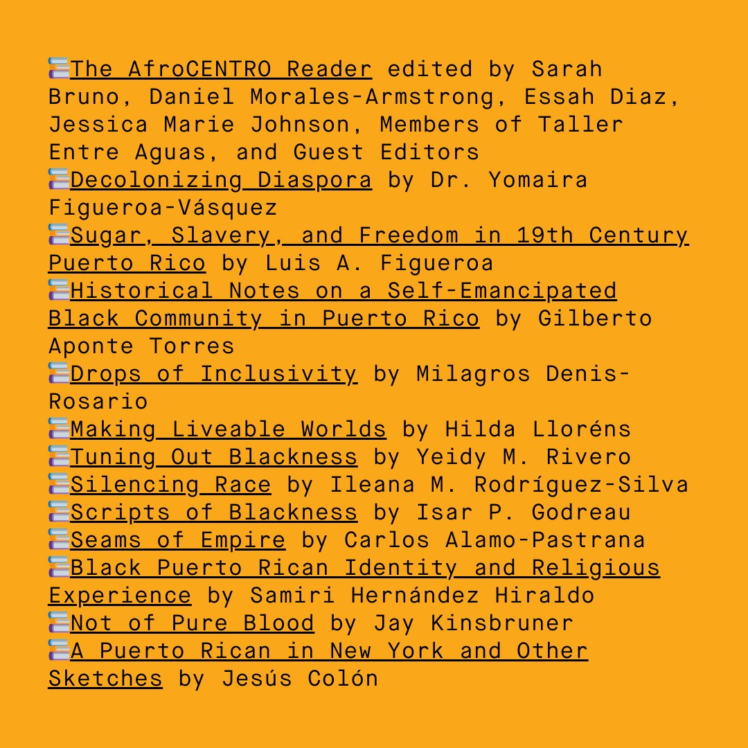 Looking to update your reading list for Black History Month? Don’t miss these books about Afro-Boricua History, Experiences, and Futures. Have any books you’d like to add? Drop them in the comments section below!