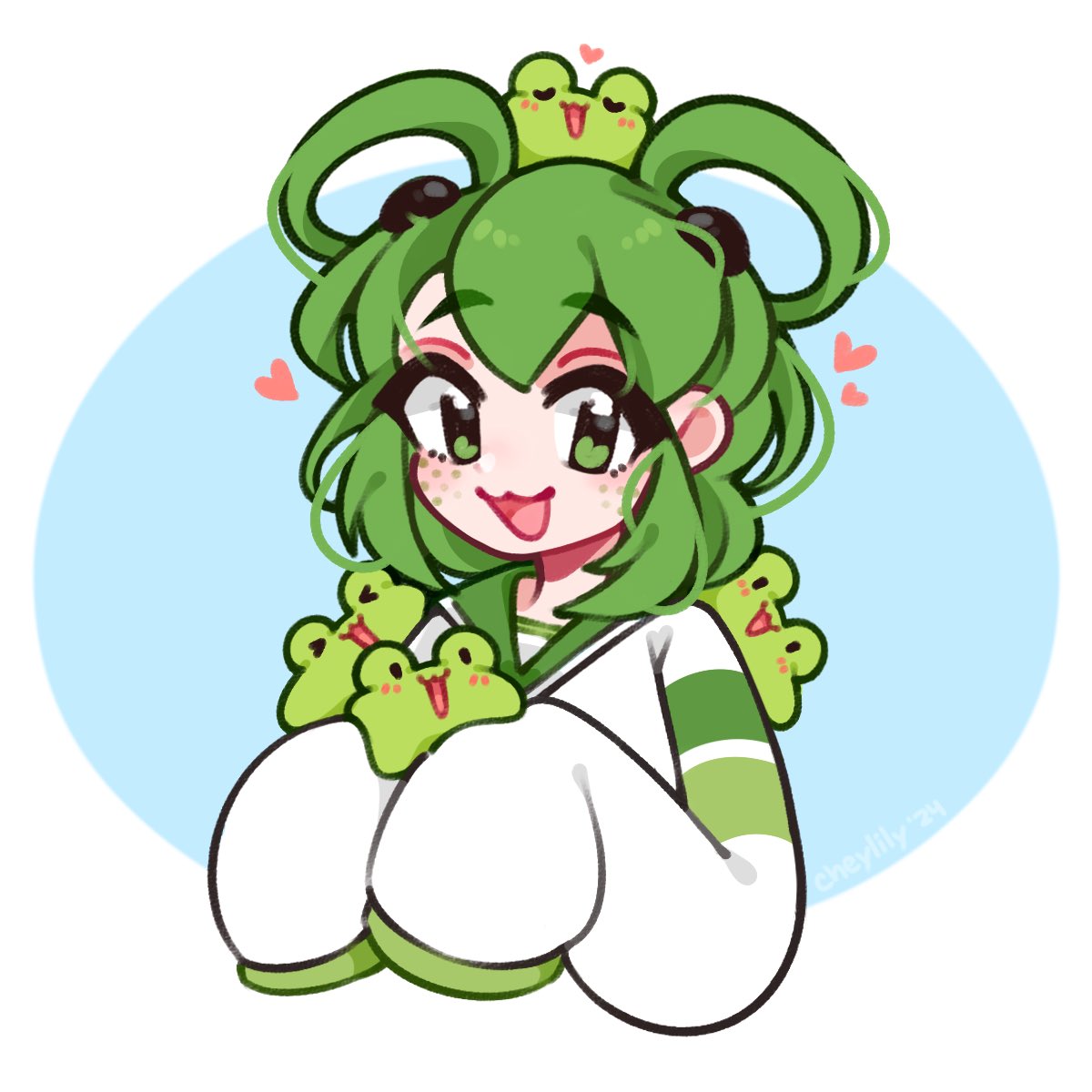 she offers you a frog. wyd?