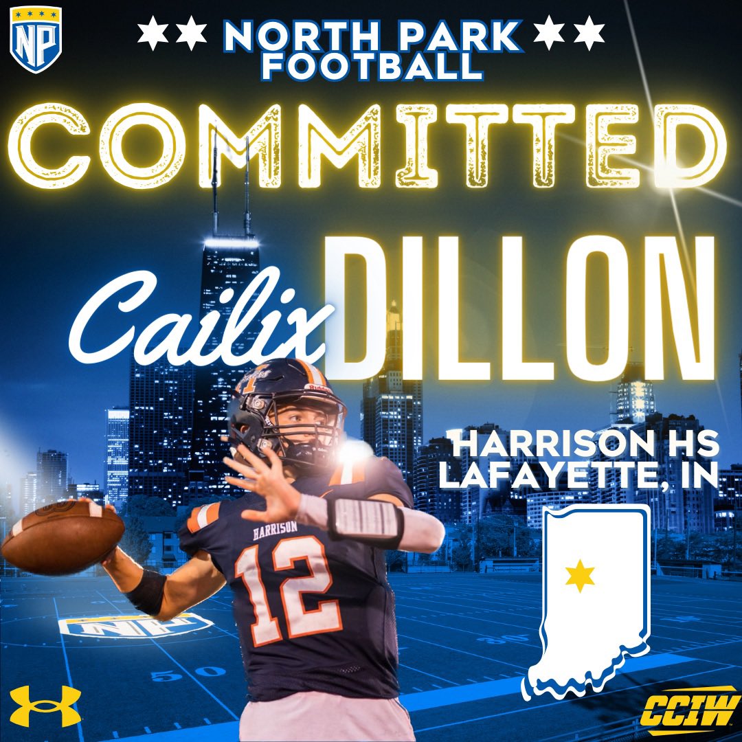 I’m very excited to say I’ve committed to North Park University! Thank you to everyone who has supported and helped me get to where I am today. Go Vikings! #TheRightWay @NPUFootball @CoachRook @HHS_Raider_FB @LockedInQB