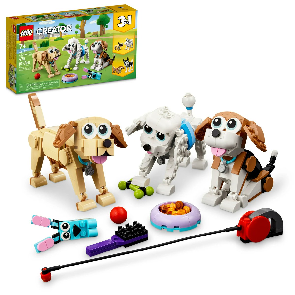 LEGO Creator 3 in 1 Adorable Dogs Building Toy Set -- Save $5.99 -- JUST $24

goto.walmart.com/c/2522200/5657…

#lego #legos #legoblocks #legoblock #buildingblocks #buildingblock #buildingtoys #toy #toys #toysets #toyset #legocreator3in1 #legocreator #deals #dailydeals #dailydeal #deal