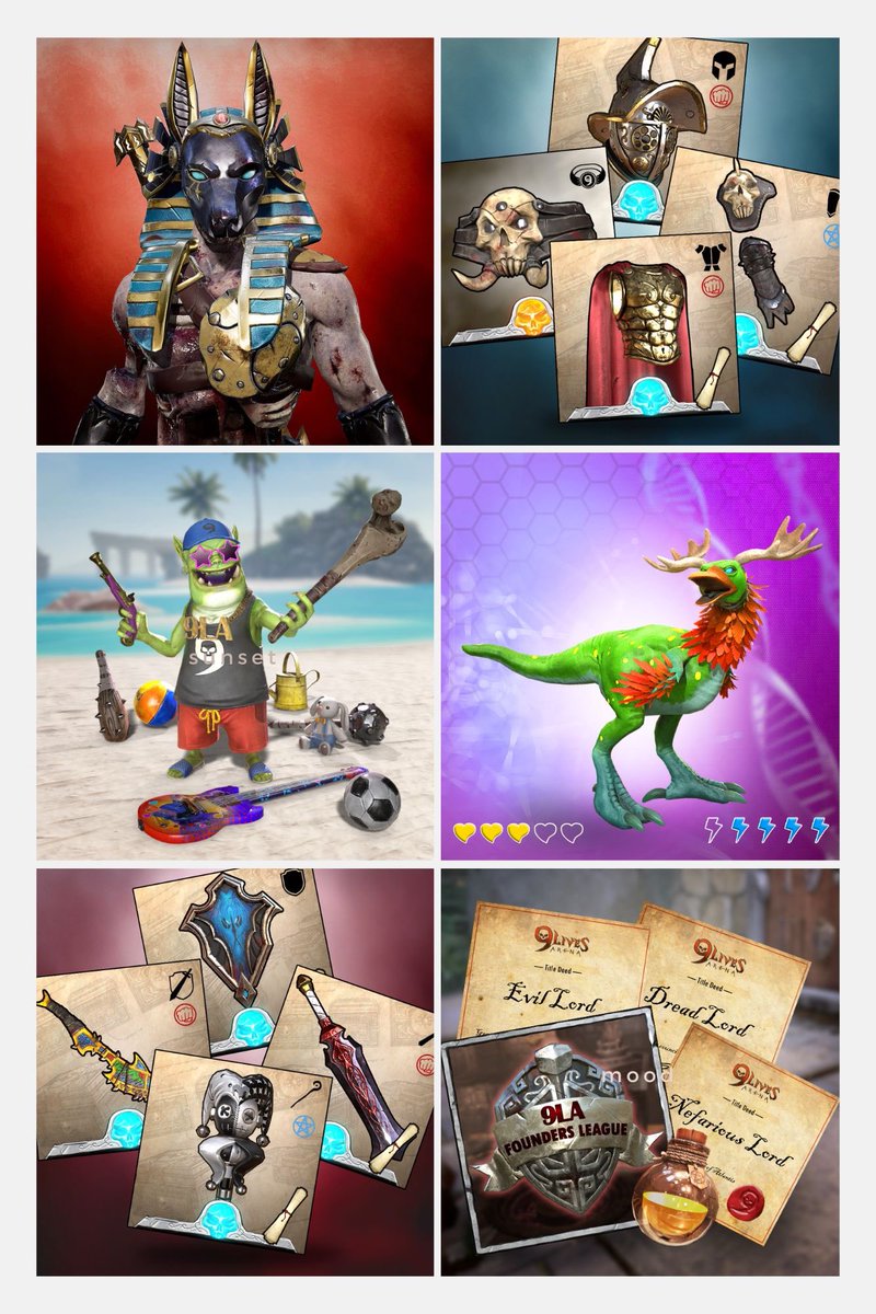 9livesarena's tweet photo. Our website shop https://t.co/HS2ElUzCOQ just unleashed a wave of NFT collections for #9LivesArena - Armor and Weapon Blueprints, Ooogies, Ooogy Gear, Mounts...🔥💻
#NFTGaming #DigitalCollectibles #NFTCommmunity #NFTCollection #9LA #NFT https://t.co/TJASHnpfXo