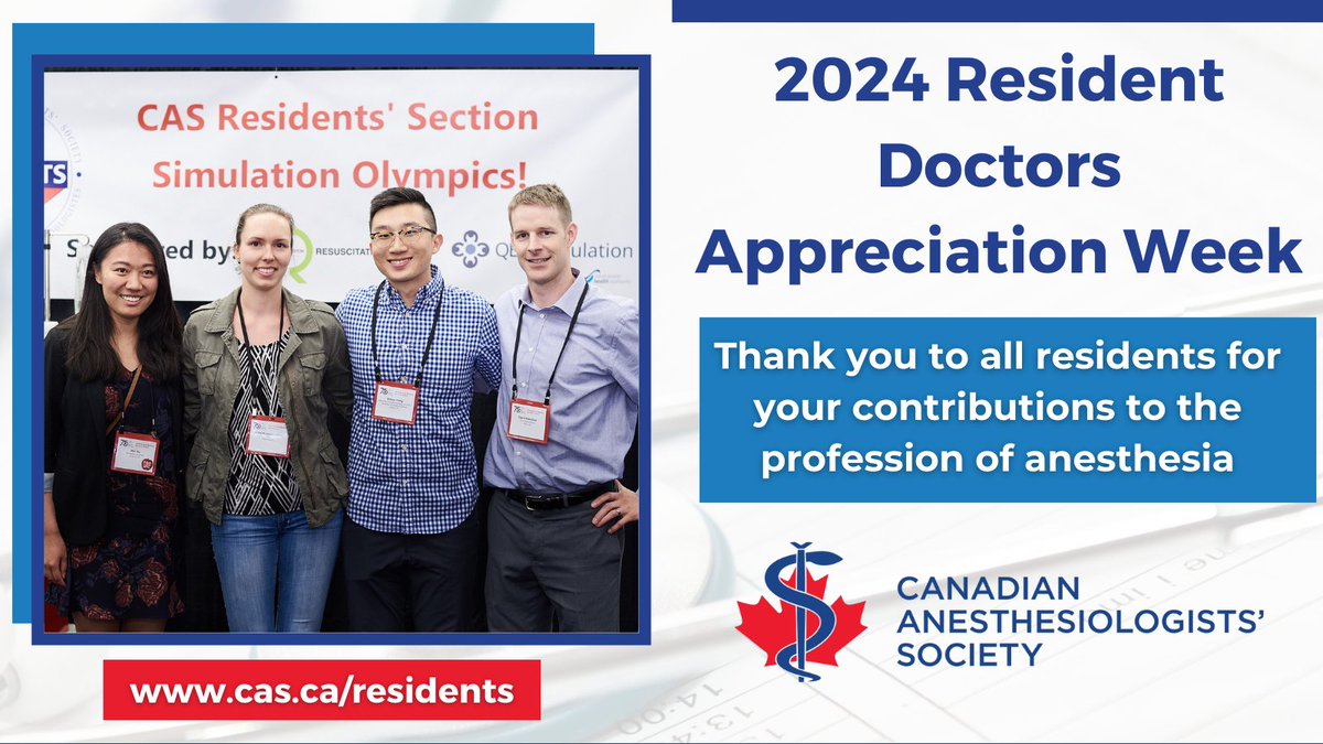 Celebrating #ResidentDoctorsAppreciation2024 ! Residents play a crucial role in frontline healthcare, delivering vital patient-centered care. We're honored to back the growth of anesthesia residents by offering complimentary memberships throughout their studies.